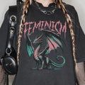 Feminism Dragon Fantasy Death Metal Feminist Feminist Retro Empowerment Vintage Dragon Shirt Meme T-Shirts, Hoodie, Sweatshirt - T-Shirt, Sweatshirt, Hoodie