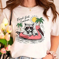 Feral Girl Summer Raccoon Shirt Funny Meme Raccoon Funny Raccoon Feral Summer Shirt Cowgirl Shirt Classic Cotton Print All Sizes T-Shirts, Hoodie, Sweatshirt - T-Shirt, Sweatshirt, Hoodie