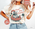 Feral Girl Summer Shirt Comfort Colors Beach Funny Raccoon T-Shirts, Hoodie, Sweatshirt - T-Shirt, Sweatshirt, Hoodie
