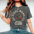 Feral Moms Social Club Shirt Vintage Mom Feral Mom Shirt Somebody'S Feral Wife Mom Life Mom T-Shirts, Hoodie, Sweatshirt - T-Shirt, Sweatshirt, Hoodie