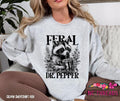 Feral Out Dr Pepper Pop Caffeine Drinks Neutral Minimalistic Viral Funny T-Shirts, Hoodie, Sweatshirt - T-Shirt, Sweatshirt, Hoodie