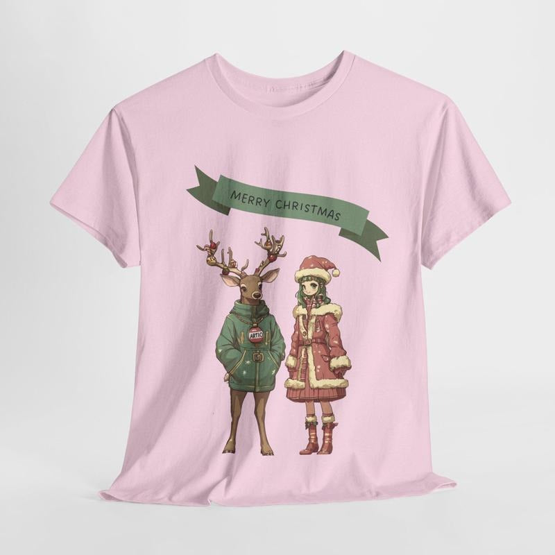 Festive Anime Cartoon Anime Lovers Perfect Size Medium Heavy Fabric T-Shirts, Hoodie, Sweatshirt - T-Shirt, Sweatshirt, Hoodie