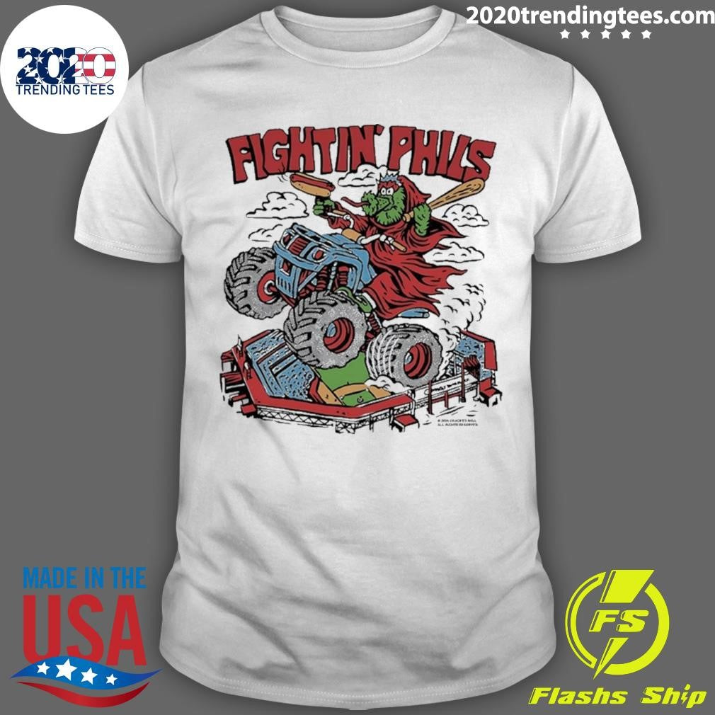 Fightin Phils Phillie Phanatic Mascot Racing Shirt Unisex T-shirt, Sweatshirt, Hoodie, Long Sleeve Tee - T-Shirt, Sweatshirt, Hoodie