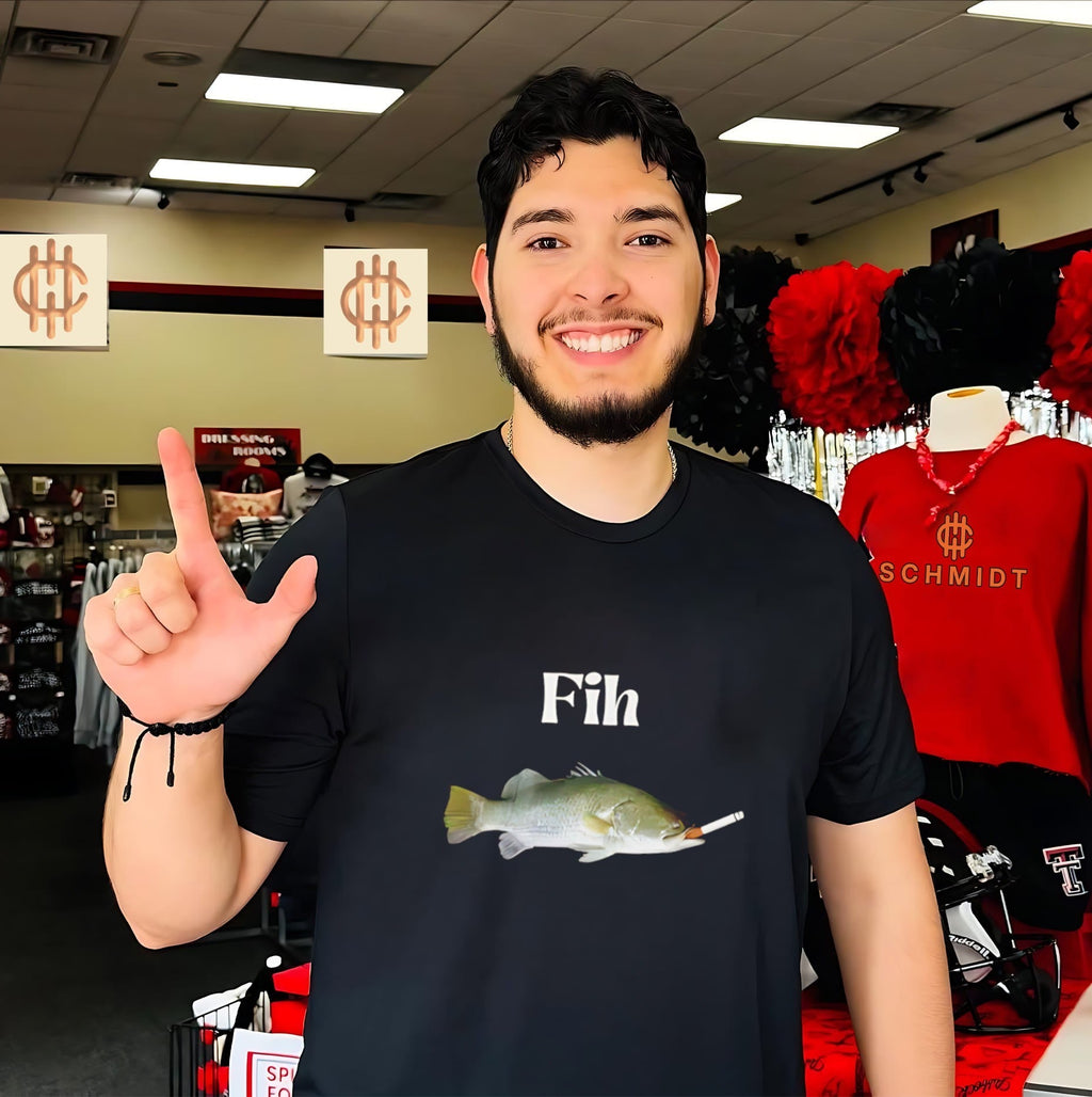 Fih Fish smoking shirt Unisex T-shirt, Sweatshirt, Hoodie, Long Sleeve Tee - T-Shirt, Sweatshirt, Hoodie
