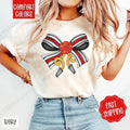 Firefighter Coquette Bow Shirt Comfort Colors Cute Shirt Bow T-Shirts, Hoodie, Sweatshirt - T-Shirt, Sweatshirt, Hoodie