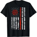 Firefighter Husband Father Fireman Dad Made USA T-Shirts, Hoodie, Sweatshirt - T-Shirt, Sweatshirt, Hoodie