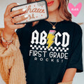 First Grade Rocks Teacher Shirt Teacher Back School Shirt T-Shirts, Hoodie, Sweatshirt - T-Shirt, Sweatshirt, Hoodie