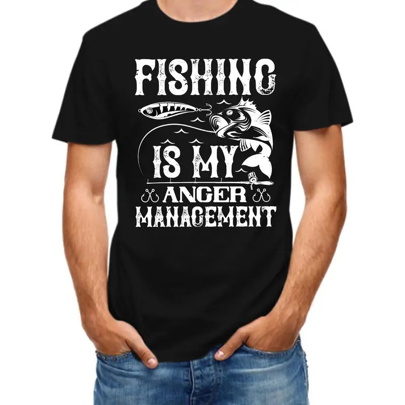Fishing Print Cotton Top Casual Short Sleeve Crew Neck Outdoor Made USA T-Shirts, Hoodie, Sweatshirt - T-Shirt, Sweatshirt, Hoodie