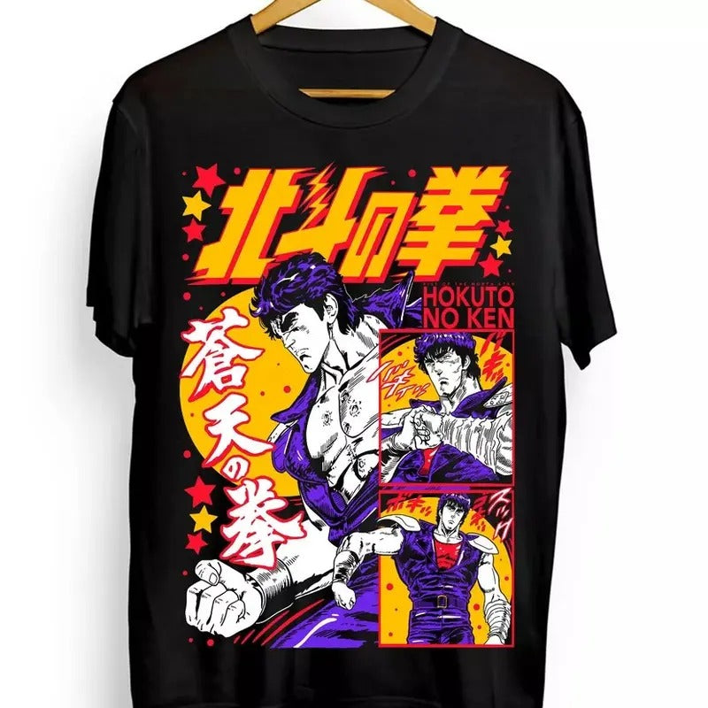 Fist North Star Manga Anime Hokuto No Ken Anime Manga Shirt T-Shirts, Hoodie, Sweatshirt - T-Shirt, Sweatshirt, Hoodie
