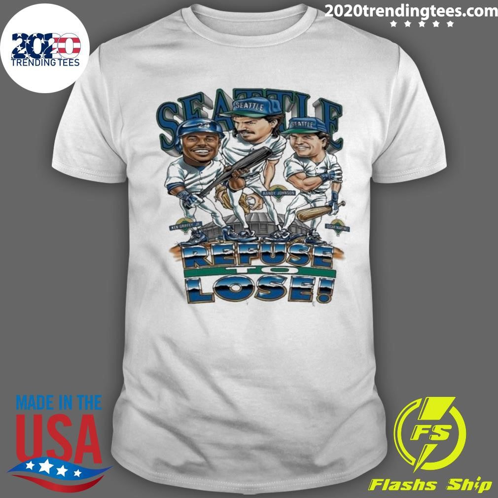 FlauJae Johnson Wearing Mariners Refuse To Lose Shirt Unisex T-shirt, Sweatshirt, Hoodie, Long Sleeve Tee - T-Shirt, Sweatshirt, Hoodie
