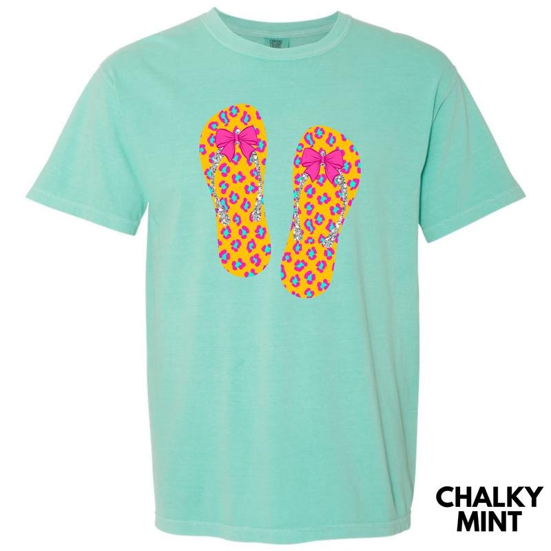 Flip Flop Cheetah Summer Comfort Colors 'NLB' T-Shirts, Hoodie, Sweatshirt - T-Shirt, Sweatshirt, Hoodie