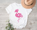 Floral Flamingo Shirt Cute Flamingo Animal Lover Flamingo Lover Short Sleeve Matching Mingo Day Shirt Cute Summer Woman T-Shirts, Hoodie, Sweatshirt - T-Shirt, Sweatshirt, Hoodie