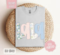 Floral Lala Gildan Shirt Cute Grandma Coquette T-Shirts, Hoodie, Sweatshirt - T-Shirt, Sweatshirt, Hoodie