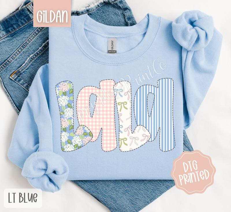Floral Lala Cute Grandma Coquette T-Shirts, Hoodie, Sweatshirt - T-Shirt, Sweatshirt, Hoodie