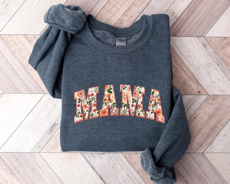 Floral Mama Cute Mom Shirt Mommy Shirt New Mom Mom Floral Mama Shirt Mom Flower T-Shirts, Hoodie, Sweatshirt - T-Shirt, Sweatshirt, Hoodie