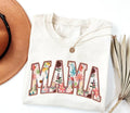 Floral Mama Mama Strong Woman Shirt Mama T-Shirts, Hoodie, Sweatshirt - T-Shirt, Sweatshirt, Hoodie