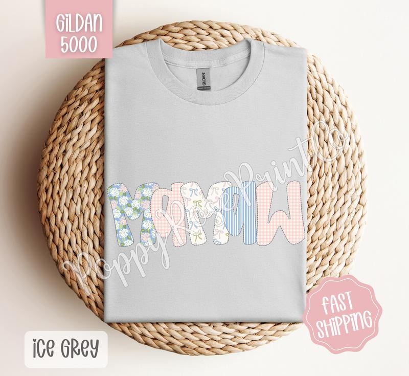 Floral Mamaw Gildan Shirt Cute Spring Grandma Coquette Flower Her T-Shirts, Hoodie, Sweatshirt - T-Shirt, Sweatshirt, Hoodie