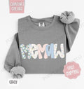 Floral Memaw Comfort Colors Cute Spring Grandma Coquette Memaw T-Shirts, Hoodie, Sweatshirt - T-Shirt, Sweatshirt, Hoodie
