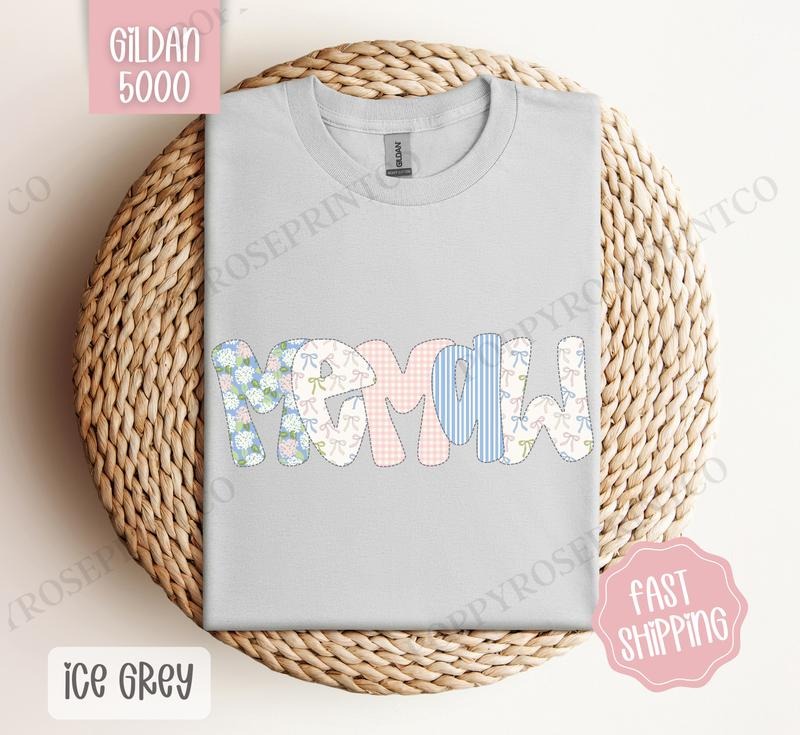 Floral Memaw Gildan Shirt Cute Spring Grandma Coquette Memaw T-Shirts, Hoodie, Sweatshirt - T-Shirt, Sweatshirt, Hoodie