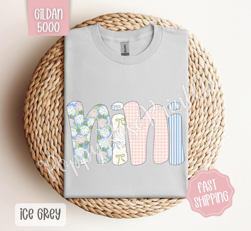 Floral Nini Gildan Shirt Cute Spring Grandma Coquette Flower T-Shirts, Hoodie, Sweatshirt - T-Shirt, Sweatshirt, Hoodie