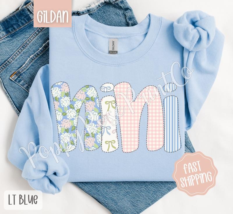Floral Nini Cute Spring Grandma Coquette Flower Her T-Shirts, Hoodie, Sweatshirt - T-Shirt, Sweatshirt, Hoodie