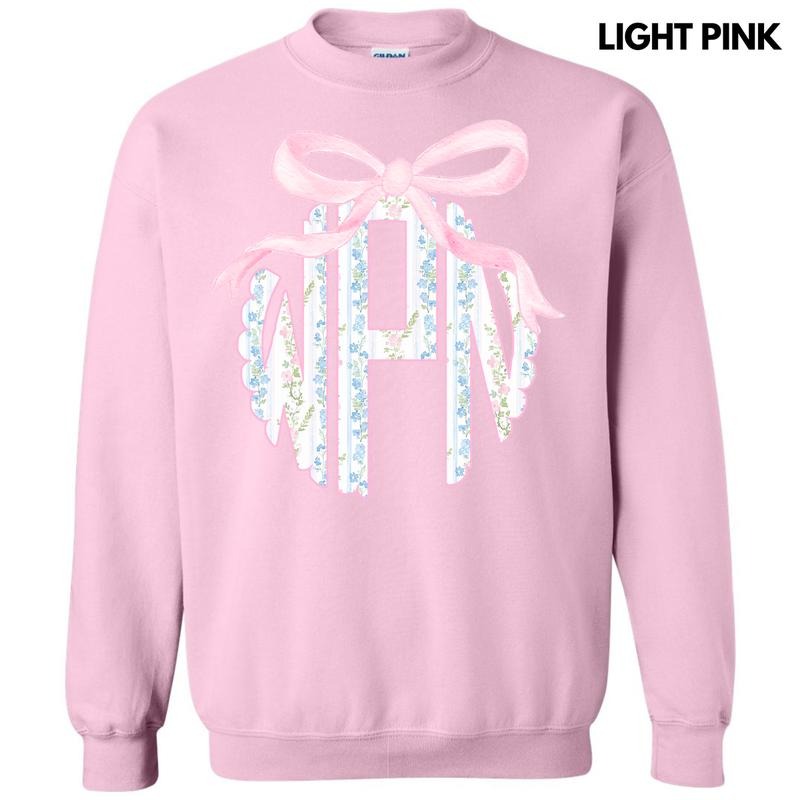 Floral Stripe Monogram 'NLB' T-Shirts, Hoodie, Sweatshirt - T-Shirt, Sweatshirt, Hoodie