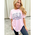 Floral USA Top T-Shirts, Hoodie, Sweatshirt - T-Shirt, Sweatshirt, Hoodie