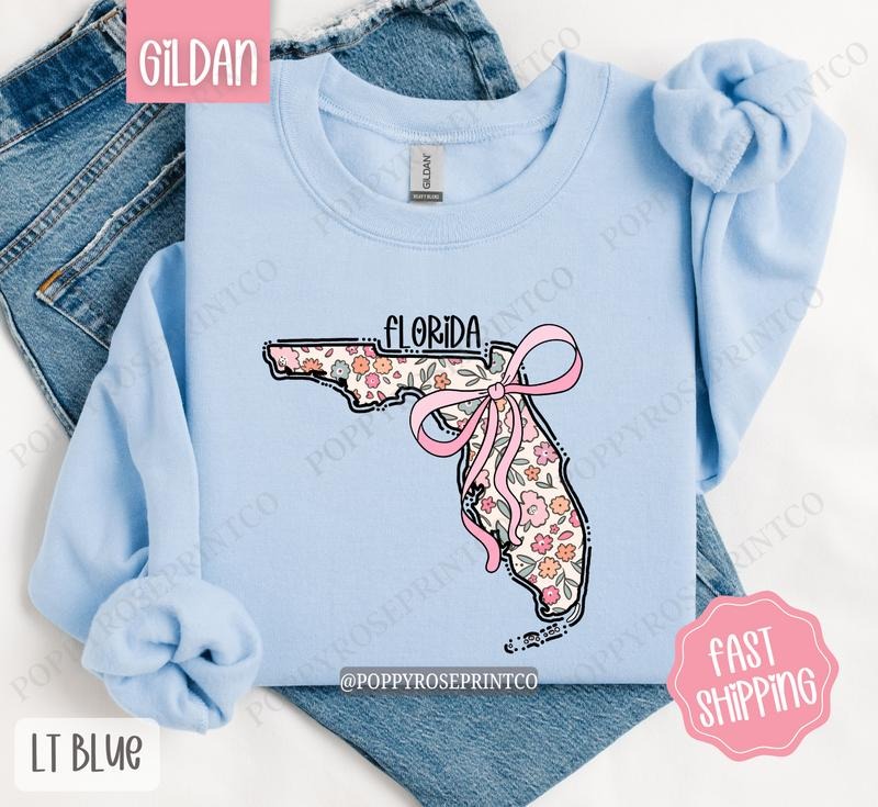 Florida Floral Cute Florida Florida State T-Shirts, Hoodie, Sweatshirt - T-Shirt, Sweatshirt, Hoodie