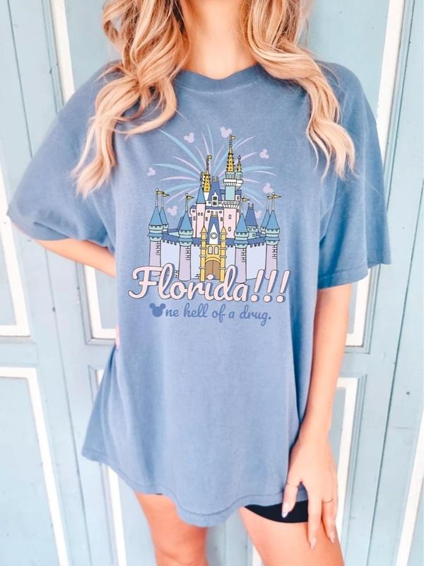Florida One Hell Drug Shirt Castle Family Matching Magic World Princess Shirt Girl'S Trip T-Shirts, Hoodie, Sweatshirt - T-Shirt, Sweatshirt, Hoodie