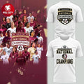 Florida State Seminoles 2025 NCAA Womens Soccer National Champions 2025 Two Sided Shirt Unisex T-shirt, Sweatshirt, Hoodie, Long Sleeve Tee - T-Shirt, Sweatshirt, Hoodie