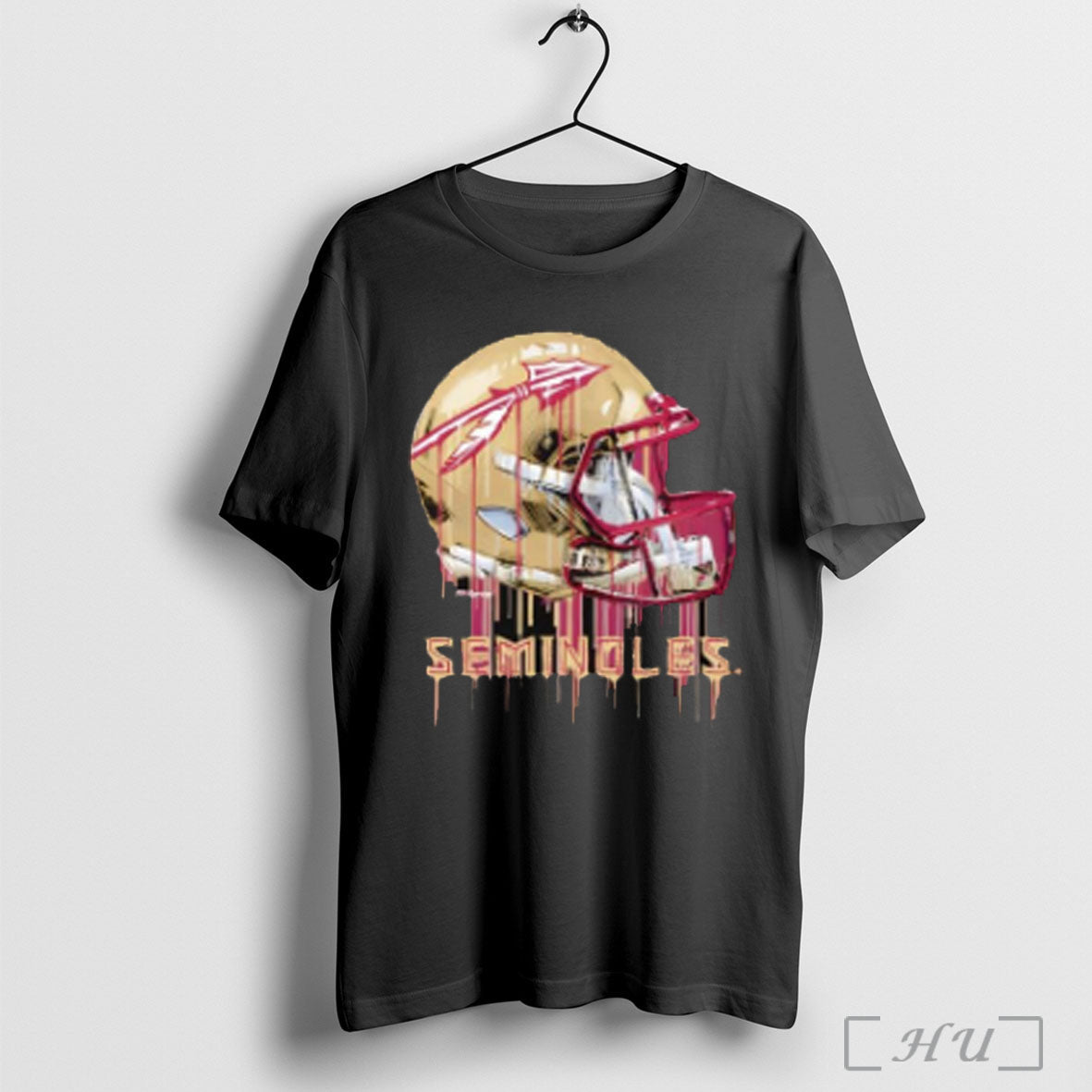 Florida State Seminoles Dripping Football Helmet T Shirt Unisex T-shirt, Sweatshirt, Hoodie, Long Sleeve Tee - T-Shirt, Sweatshirt, Hoodie
