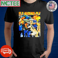Fly Saquon Fly photo poster and ornament! Unisex T-shirt, Sweatshirt, Hoodie, Long Sleeve Tee - T-Shirt, Sweatshirt, Hoodie