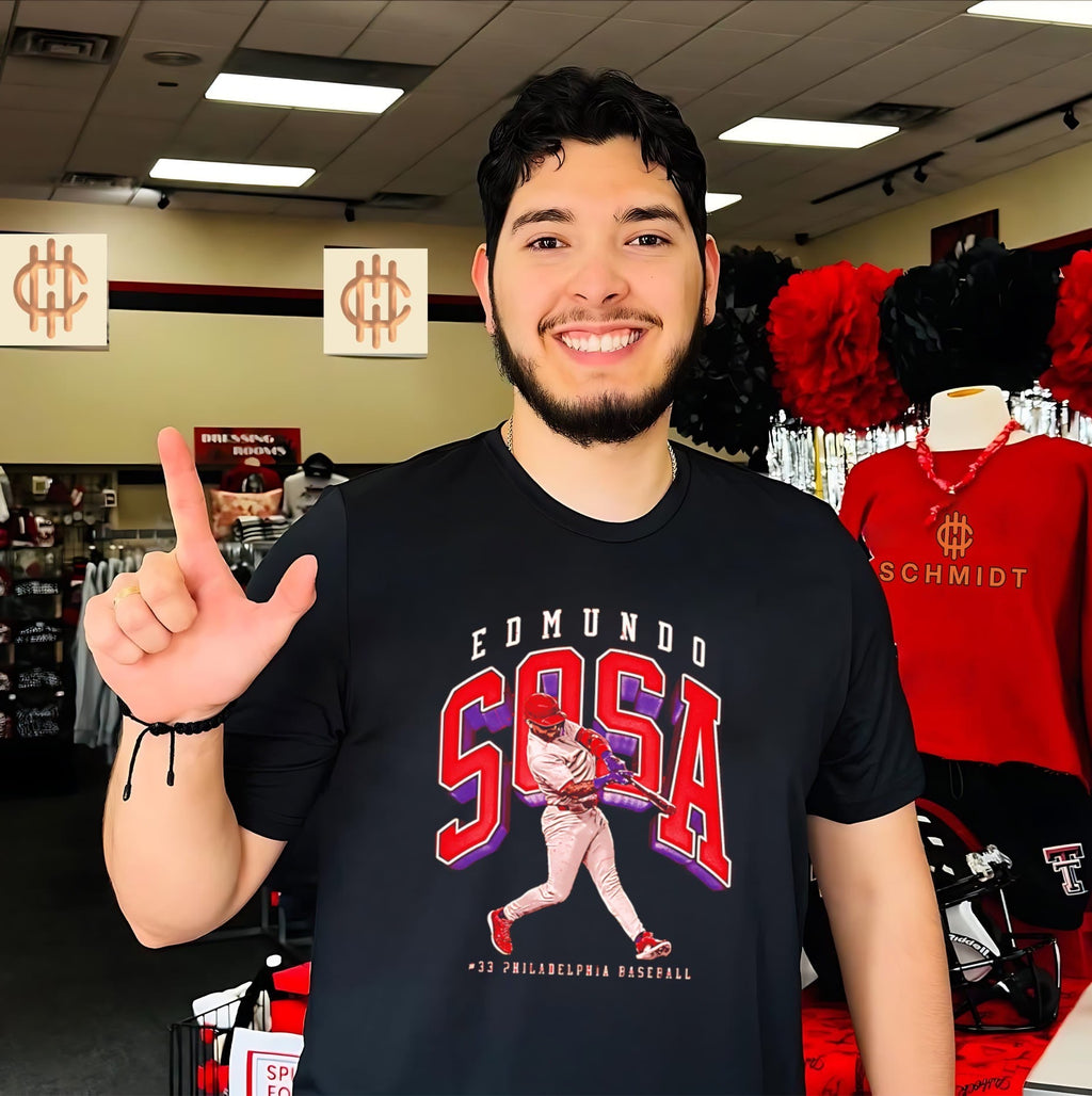 Edmundo Sosa Philadelphia Phillies Collegiate shirt Unisex T-shirt, Sweatshirt, Hoodie, Long Sleeve Tee - T-Shirt, Sweatshirt, Hoodie