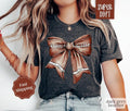 Football Bow Shirt Football Game Day Shirt Womenswear T-Shirts, Hoodie, Sweatshirt - T-Shirt, Sweatshirt, Hoodie
