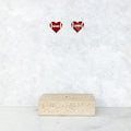 Football Heart Stud Earrings *Final Sale* T-Shirts, Hoodie, Sweatshirt - T-Shirt, Sweatshirt, Hoodie