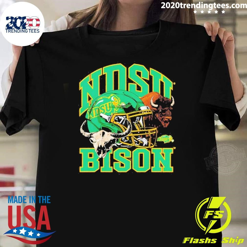 Football Ndsu Bison Vintage Helmet Shirt Unisex T-shirt, Sweatshirt, Hoodie, Long Sleeve Tee - T-Shirt, Sweatshirt, Hoodie