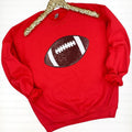 Football Sequin Patch T-Shirts, Hoodie, Sweatshirt - T-Shirt, Sweatshirt, Hoodie