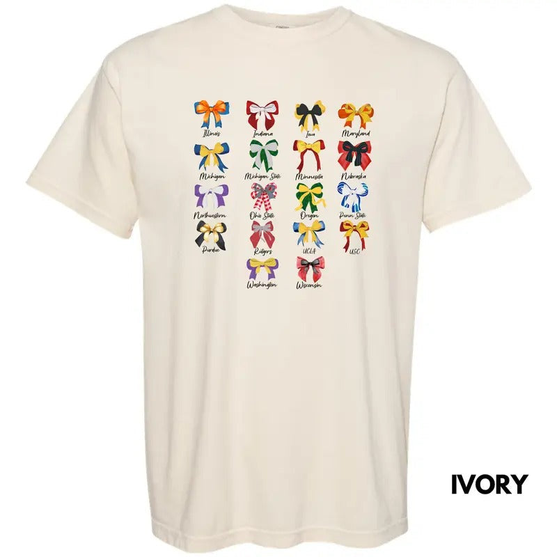 Football Team Bows Comfort Colors 'NLB' T-Shirts, Hoodie, Sweatshirt - T-Shirt, Sweatshirt, Hoodie
