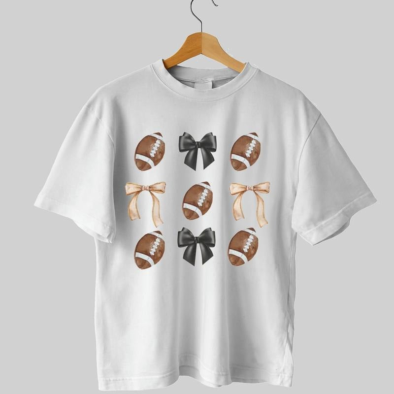 Football Coquette Bow Social Club Football . Classic Collar T-Shirts, Hoodie, Sweatshirt - T-Shirt, Sweatshirt, Hoodie