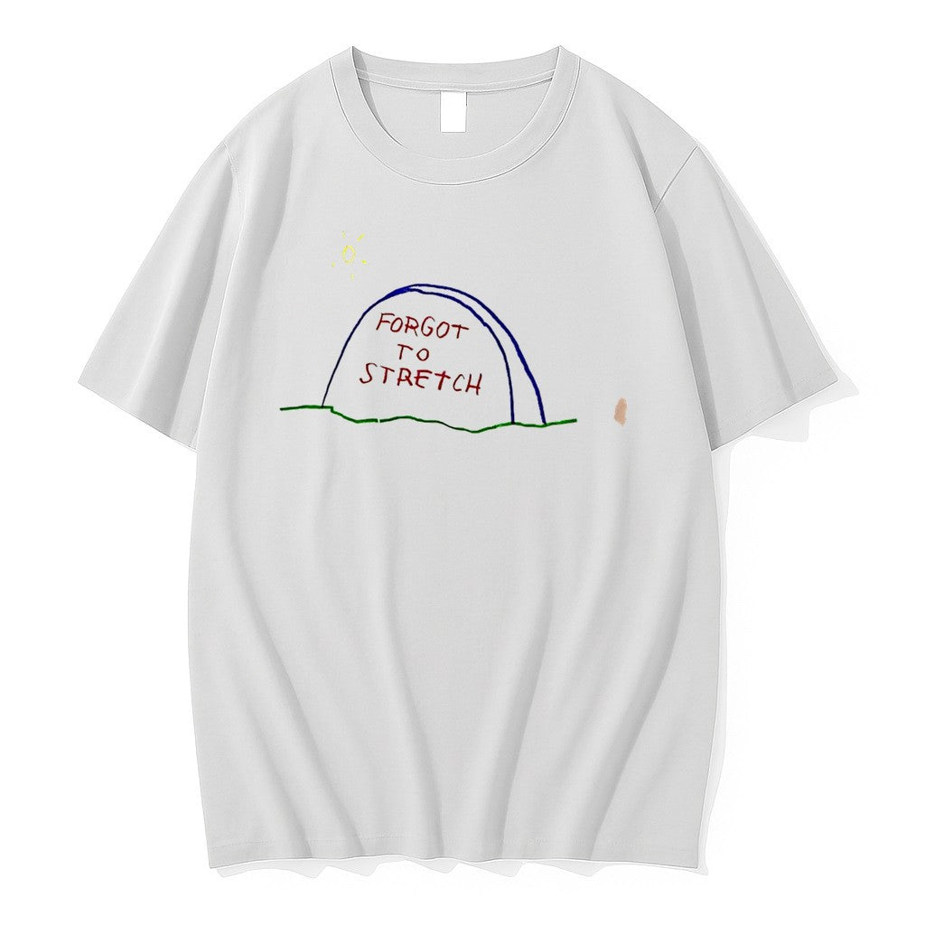 Forgot To Stretch Rip Paint Tee Tshirts Sweater Hoodie Jpg Unisex T-shirt, Sweatshirt, Hoodie, Long Sleeve Tee - T-Shirt, Sweatshirt, Hoodie