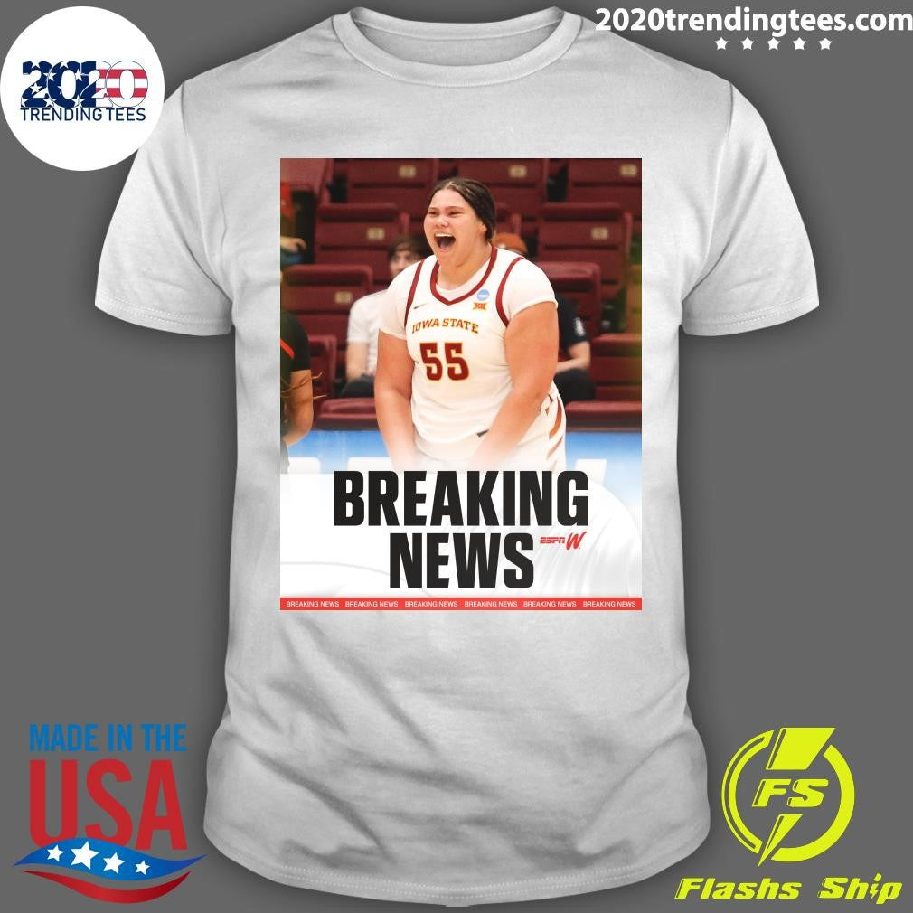 Former Iowa State center Audi Crooks has committed to Oklahoma State, she announced on social media Shirt - T-Shirt, Sweatshirt, Hoodie