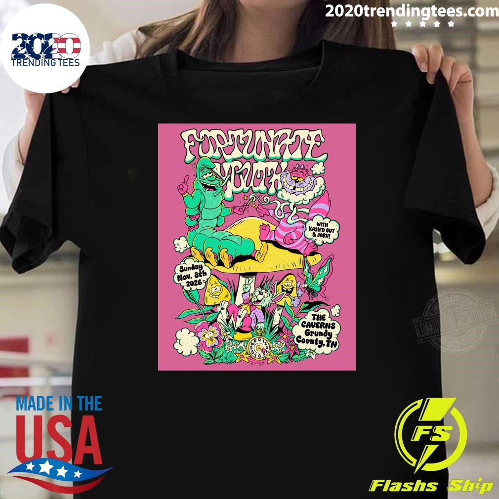 Fortunate Youth November 8th 2026 Pelham TN Shirt Unisex T-shirt, Sweatshirt, Hoodie, Long Sleeve Tee - T-Shirt, Sweatshirt, Hoodie