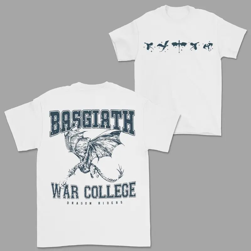 Fourth Wing 4 Legs Dragon Basgiath College 2 Sided Booktok Vintage Fourth Wing Shirt Dragon Rider Shirt Bookish Shirt Basgiath War College T-Shirts, Hoodie, Sweatshirt - T-Shirt, Sweatshirt, Hoodie