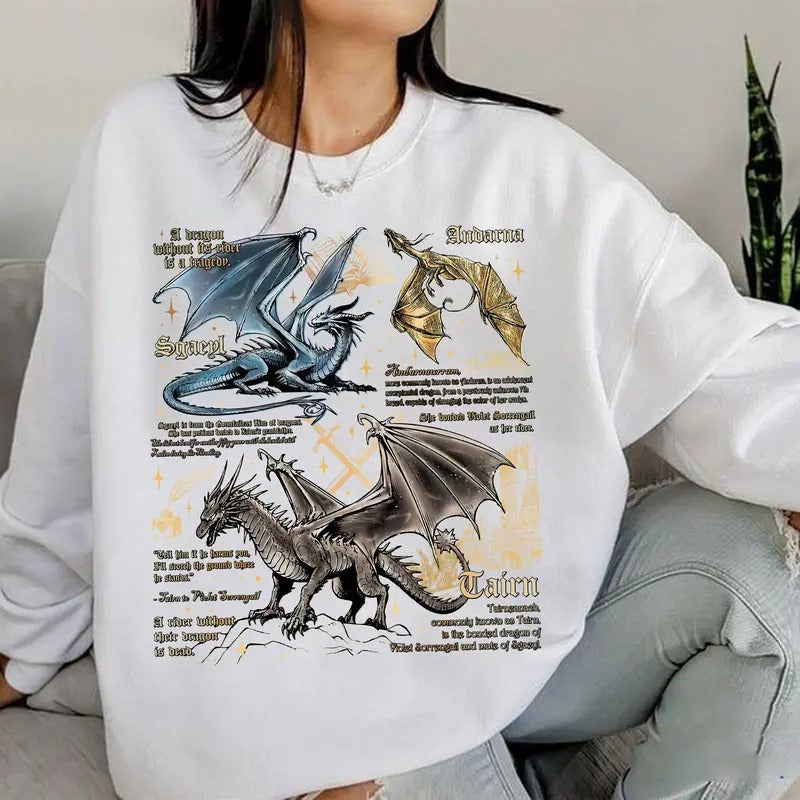 Fourth Wing Dragon Tairn Andarna Sgaeyl Dragon Shirt Dragon Rider Basgiath War College Bookish Reader T-Shirts, Hoodie, Sweatshirt - T-Shirt, Sweatshirt, Hoodie