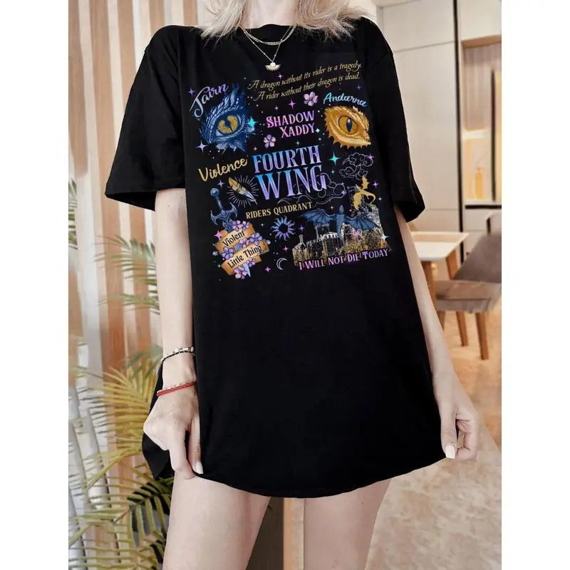 Fourth Wing Shirt Basgiath War College Shirt Shadow Xaddy Shirt Dragon Rider Onyx Storm Shirt Bookish Shirt Easy T-Shirts, Hoodie, Sweatshirt - T-Shirt, Sweatshirt, Hoodie