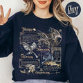 Fourth Wing Species Wyvern Dragon Tairn Sweatsshirt Gryphon Dragon Rider Clothes Fourth Wing Dragon Book T-Shirts, Hoodie, Sweatshirt - T-Shirt, Sweatshirt, Hoodie