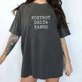 Foxtrot Delta Tango Comfort Colors Shirt Subtle FDT 8647 Anti MAGA Sarcastic Outfits Womenswear T-Shirts, Hoodie, Sweatshirt - T-Shirt, Sweatshirt, Hoodie