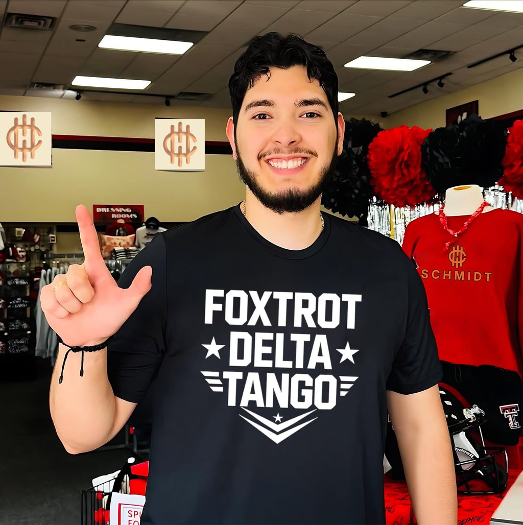 Foxtrot Delta Tango logo shirt Unisex T-shirt, Sweatshirt, Hoodie, Long Sleeve Tee - T-Shirt, Sweatshirt, Hoodie