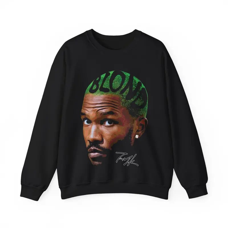 Frank Inspired Blond Fan Vintage Heavy Blend HipHop RNB Styled Casual Streetwear 90s Vintage Retro Outerwear Perfect Cotton Menswear Comfy Classic Cotton Collar Menswear Comfy Classic T-Shirts, Hoodie, Sweatshirt - T-Shirt, Sweatshirt, Hoodie