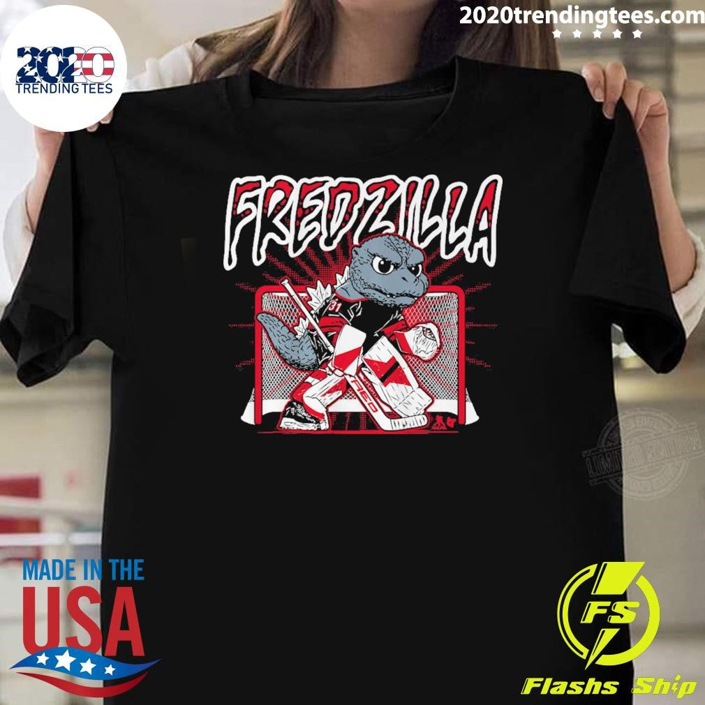 FredZilla Godzilla and Frederik Andersen 2026 Tee Shirt Unisex T-shirt, Sweatshirt, Hoodie, Long Sleeve Tee - T-Shirt, Sweatshirt, Hoodie